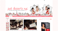 Desktop Screenshot of justdessertsnyc.com